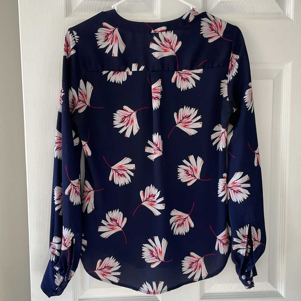 Express Botanical Pattern Blouse - image 2